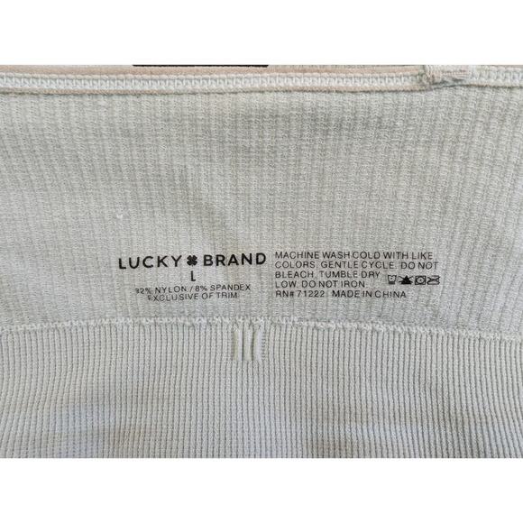 LUCKY BRAND WOMENS BRA size L Mint Green - Picture 4 of 5